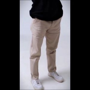 Celana Panjang Slimfit Chino/Cino/Chinos Pria/Cowok Pensil - Krem(Cream)/Abu(Grey)/Hitam(Black)