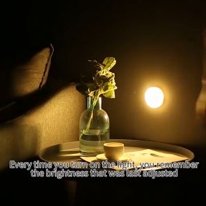 3 Colors Led Touch Lamp Portable Rechargeable USB Little Night Light Wall Lamp Touch Sensor Lamp