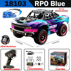 WLtoys | WLtoys 1/18 RC Cars 18103 2.4G High-Speed 4WD 55km/h Brushless Motor Remote Control Racing Car Toy For Kids And Adults Gift