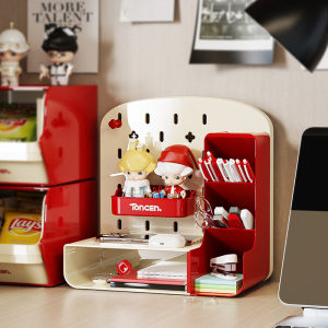 Desktop Organizer Box Drawer Style Office Stationery Storage Box Multifunctional Bookshelf Arrangement Plastic Storage Bin