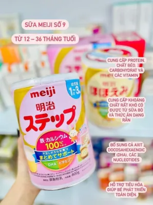 Sữa bột Meiji nội địa lon 800g từ 1 đến 3 tuổi