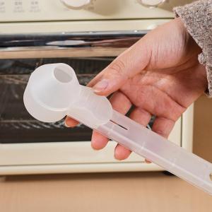 ★Spill-Proof Coffee Spoons Funnels Sliding Spoon Reusable With Longer Handle Coffee Scoop Measuring Spoon Funnel Kitchen Gadgets