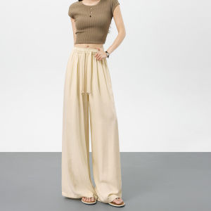 La Chapelle | Icy Linen Loose Wide Leg Pants