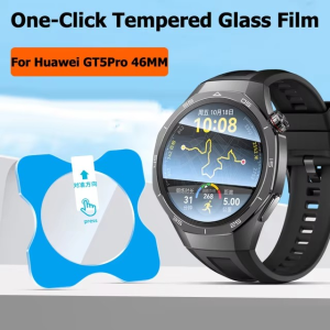 1/2/3 miếng dán kính cường Lực cho Huawei Watch GT 6 Pro 46mm Bảo Vệ Màn Hình Kính chống Trầy Xước Dễ dàng Lắp Đặt cho Huawei Watch GT 5 Pro GT6 41mm 42mm Công Cụ Dán Phim Tự Động