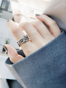 CHINSE | Vintage Silver S925 Elegant Crown Ring