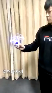 Oldlaiben Spaceman Robot Flying Toys for Kids Astronaut Induction Magic Ball RGB Light 360° Rotating Boomerang Ufo