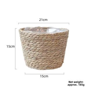 Hanging Wicker Planter for Home Decor Wall-Mounted