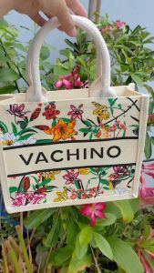 *Có khóa kéo miệng*Túi cói đi biển Vintage VACHINO TX060chống nướcbảo hành 12 thángxem hàng trước