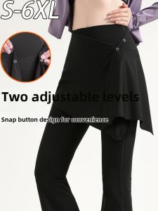 Plus Size Long Yoga Skirt Waist Wrap