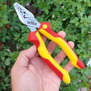 Kìm Bấm Cos Pin Rỗng 180mm Cách Điện 1000 Volt WIHA 35862 [Chính hãng Đức/Germany]