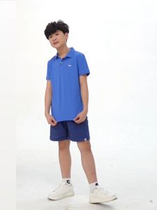 Áo polo bé trai Bigfox Miss Meow mùa hè chất cá sấu áo có cổ đồng phục đi học size đại 7-15 tuổi 50kg