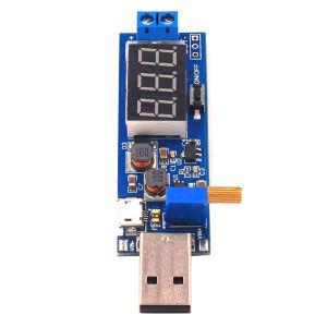 DC-DC 5V To 3.5V/ 9V/ 12V Micro USB Step UP / Down Power Supply Module Boost Buck Converter Adjustable Voltmeter Out DC 1.2V-24V