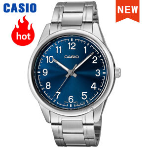 Casio | Casio watch for men simple relogio Waterproof Business Casual watch MTP-V005D-2B4 Steel Belt Series