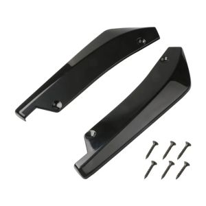 Car Rear Bumper Lip Diffuser Splitter Set Durable ABS Easy Installation with Screws Included Enhances Sporty Look Fits All Model