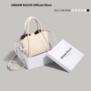 URCDN RDALVO | High-Grade Litchi Pattern Tote Basket Bag