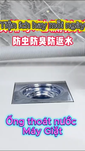 Ống Thoát Nước Máy Giặt Nối Sàn Hai Trong Một – Thoát Nước Nhanh Chống Tràn Hiệu Quả