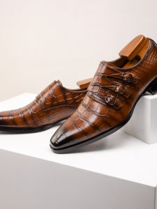 Summer Breathable Business Formal Large Size Mens Brogues Shoes