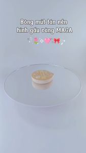 Mút Trang Điểm MAGA Gấu Vàng – 7x6.5cm Tiện Lợi
