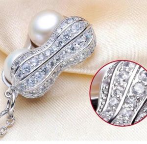 kalung wanita motif kacang 4 warna anti karat anti luntur nyaman di pakai