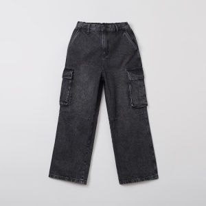 กางเกงยีนส์ทรงหลวมสำหรับผู้ชาย SPAO ฤดูร้อนปี 2025 กางเกงยีนส์ทรงลำลองสำหรับใส่ไปทำงาน กางเกงขายาวทรงหลวม ทรงหลวม