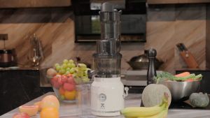 ZOLELE JM101 Vegetable and Fruit Juicer Multifunctional Blender Fully Automatic Electric Fruit Squeezer Household Large Diameter Juicer Slow Juicer