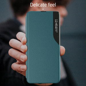 Googlehitech Samsung Galaxy A52 (4G/5G) / Samsung Galaxy A52s 5G แบบฝาพับแจ้งเตือนหน้าต่างด้านข้าง side window Flip Case Back Cover