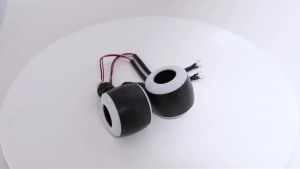 2Pcs Motorcycle Circle Shaped Turn Signals Indicator Light White Amber Flashing Light Side DRL Running Lights Round Blinker