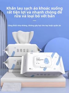 MONLEYTA | Vải lau khô mạnh mẽ Vải lau ướt di động Vải lau quần áo lông vũ Vải lau chuyên dụng Vải lau khô không cần giặt