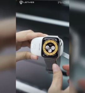 PW025 - Powerbank Smart Watch Lenyes PW-025 Portable Magnetic Smart Watch 1.200mAh Watch Power magsafe