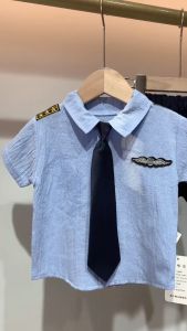 0-5 tahun kaos bayi laki laki Musim panas cowok kemeja katun imut cewek baju anak perempuan jas setelan