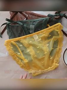 Ready Stock Women Panties Lace Mid Waist 女中腰蕾丝内裤