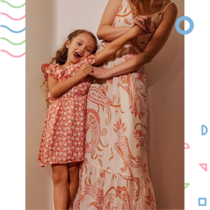 Váy bé gái dáng vintage 4-6 tuổi GEM0 họa tiết hoa lấp lánh đầm voan cho bé đầm xuất dư bé gái váy đầm trẻ em