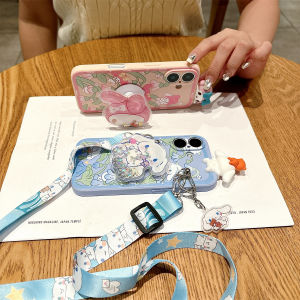 Cute Bellflower Phone Case with Stand Full Edge Protection Anti-Fall Soft Silicone Compatible with Honor Magic Series Eco-Friendly