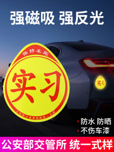 Nhãn Dán Xe Hơi Phản Quang Mới Lái Xe Thực Tập Nhãn Dán Xe Hơi Sáng Tạo Dành Cho Nữ Tài Xế Thời Gian Thực Tập