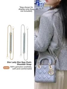 YUESIHUI | Replacement Chain Strap for Dior Lady Dior Bag Light Blue
