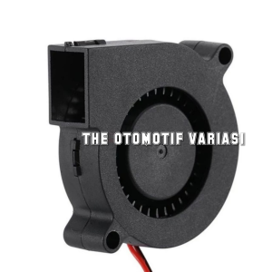 Turbo Fan Mini Blower Model Keong 12V 5x5cm /Kipas Pendingin Lampu Motor/ Kipas Pendingin Lampu Mini