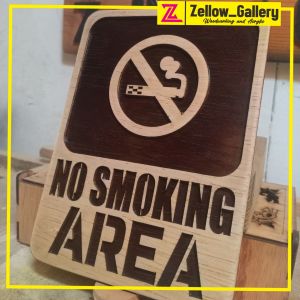PAPAN TANDA NO SMOKING AREA