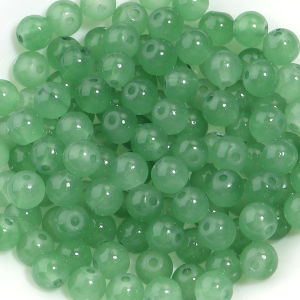 50pcs 6mm Solid Color Glass Beads Loose Spacer Round Beads For Jewelry Making DIY Charms Bracelet Necklace Accessories Wholesale