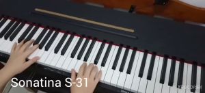 Exam Grade/Master Grade High Quality Portable 88 Keys Digital Piano Exam Touch Develop Finger Strength Fully Weighted Full Size Key Heavy Hammer Action Weighted Touch Keys Bluetooth MIDI Bluetooth Audio Piano APP Sonatina S-31 Complete Package