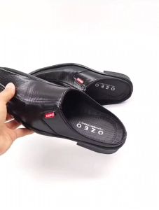 Ozeo - Sepatu Pantofel Pria Dewasa Sandal Pantofel Cowok Sepatu Kulit Formal Kasual Sepatu Kerja L-501