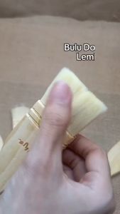 Kuas kue bulu domba premium tidak mudah rontok / Pengoles kue nastar / Kuas bulu lembut