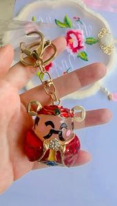 [SPRINTT] GK042 Gantungan Kunci Diamond Dewa Kekayaan Mobil HP Tas Good Luck Keychain Pria Wanita