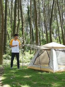 Waterproof Automatic Tent Portable Dome Camper Double Layer Tent For Camping Anti-UV Outdoor Camping Family Tent