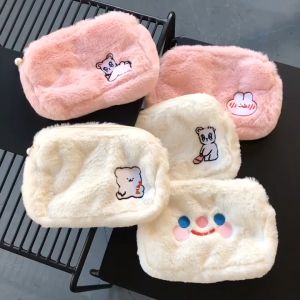 กระเป๋าใส่เครื่องเขียน ผ้ากํามะหยี่ขนนู่มือ 3 สี สุขุมิติ สถานการณ์การใช้งานสำหรับผู้หญิง ราคาที่ถูกต้อง 2590 บาท