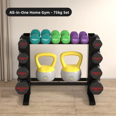 PROIRON | Home Steel Dumbbell Set and Rack
