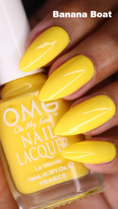 OMG Nail Lacquer 10ml - Banana Boat