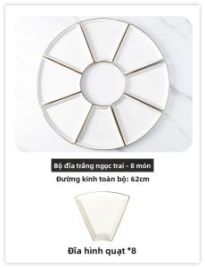 Bộ Đồ Ăn Hình Quạt Sáng Tạo cho Bữa Ăn Gia Đình