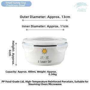 MAIYUQI | Microwaveable Round Sealable Bento Box Set