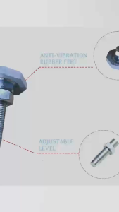 Bộ 4 ốc bắt chân máy giặt LG cửa trước lồng ngang để tăng chỉnh chiều cao