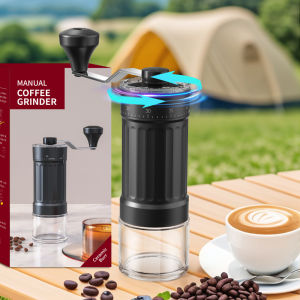 Manual Coffee Grinder External Scale 40 Gear Adjustment Ceramic Grinding Core High Quality Professional Home Coffee Utensils